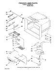 Diagram for 02 - Freezer Liner Parts