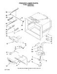 Diagram for 02 - Freezer Liner Parts