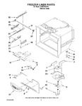 Diagram for 02 - Freezer Liner Parts