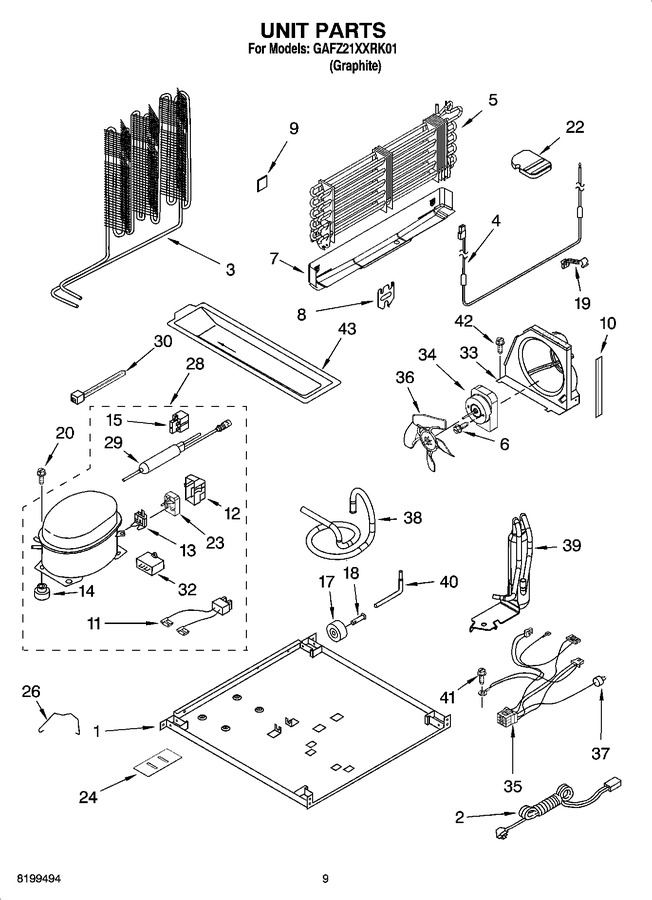 Diagram for GAFZ21XXRK01