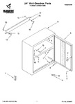 Diagram for 01 - 24`` Wall Gearbox Parts