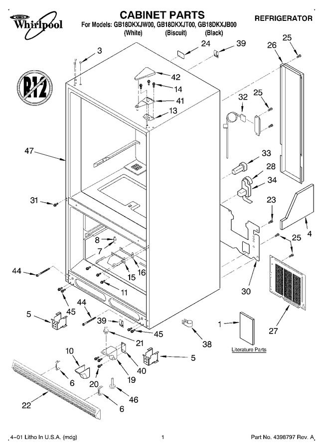 Diagram for GB18DKXJW00