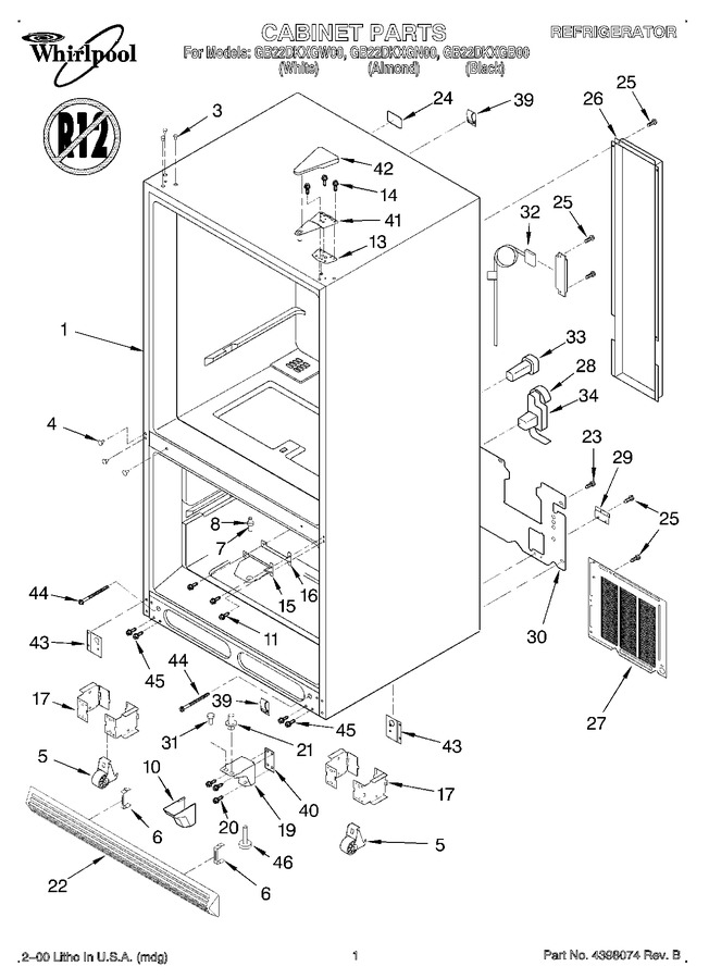 Diagram for GB22DKXGW00