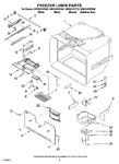 Diagram for 02 - Freezer Liner Parts