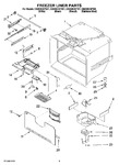 Diagram for 02 - Freezer Liner Parts