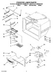 Diagram for 02 - Freezer Liner Parts