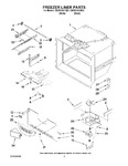 Diagram for 02 - Freezer Liner Parts