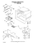 Diagram for 02 - Freezer Liner Parts