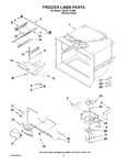 Diagram for 02 - Freezer Liner Parts