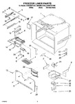 Diagram for 02 - Freezer Liner Parts