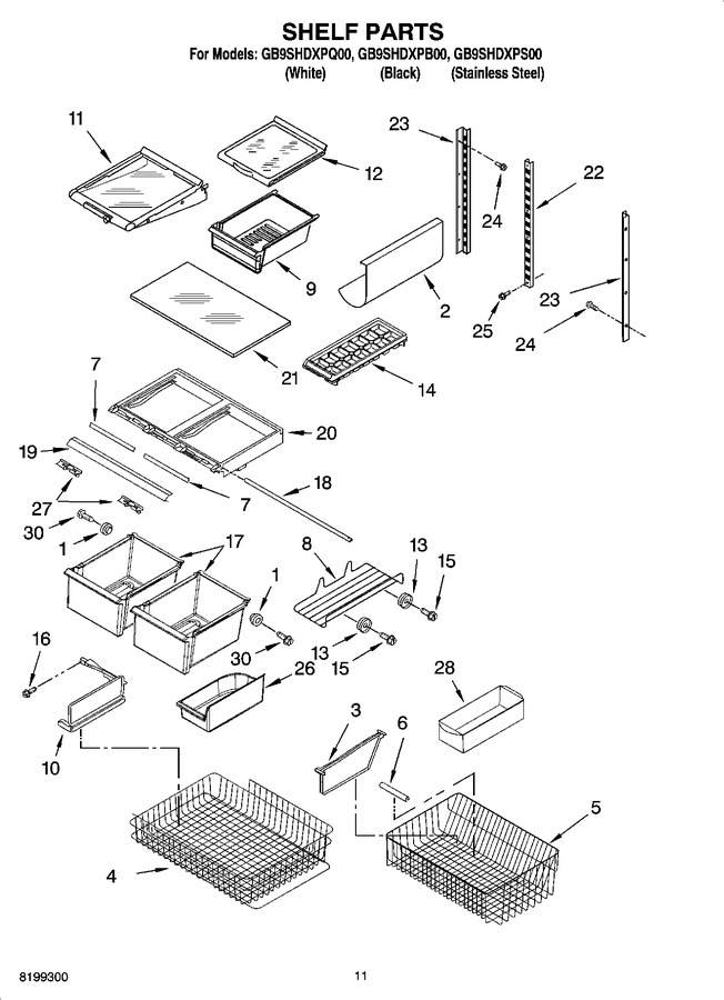 Diagram for GB9SHDXPB00