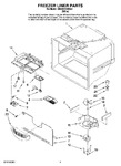 Diagram for 03 - Freezer Liner Parts