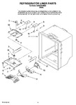 Diagram for 02 - Refrigerator Liner Parts