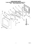 Diagram for 03 - Oven Door Parts