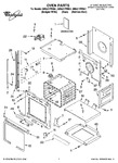 Diagram for 01 - Oven Parts