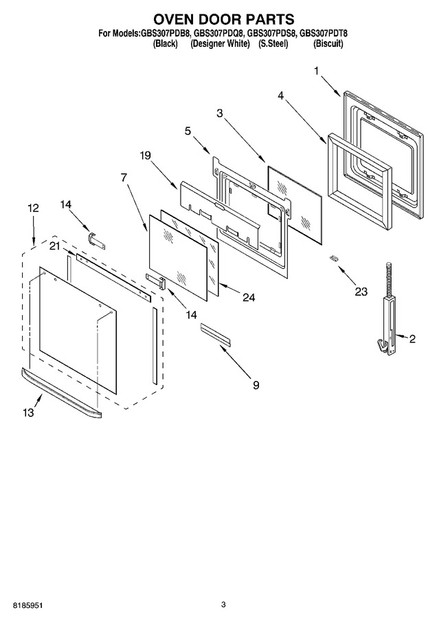 Diagram for GBS307PDQ8