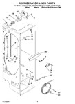 Diagram for 02 - Refrigerator Liner Parts