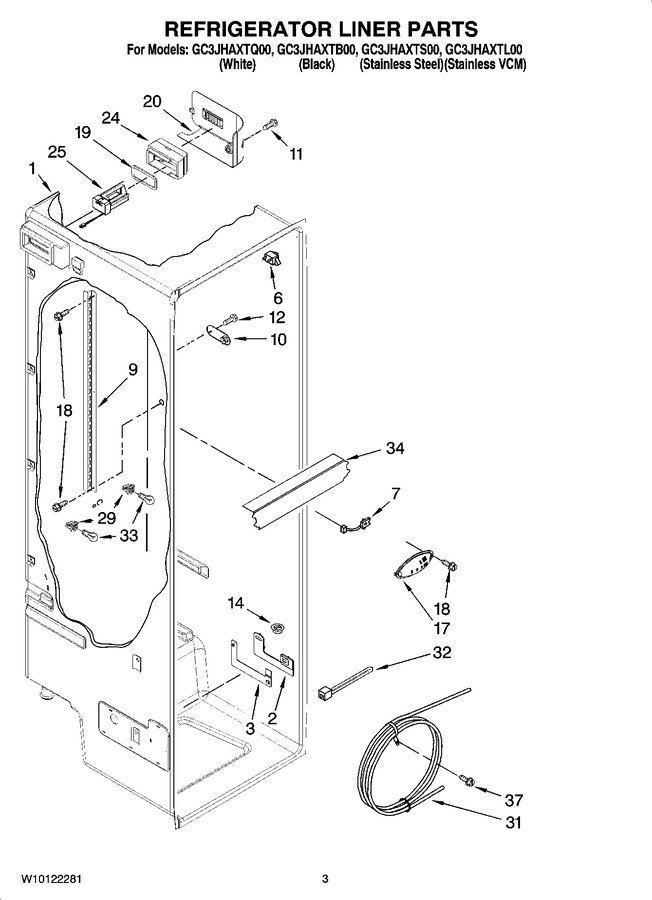 Diagram for GC3JHAXTB00