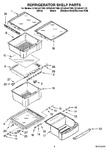 Diagram for 03 - Refrigerator Shelf Parts