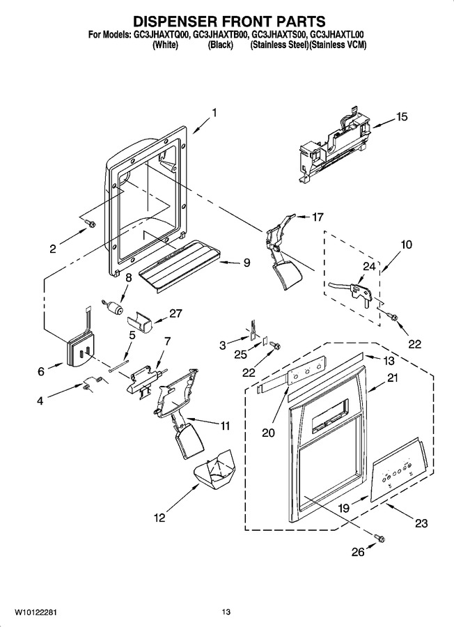 Diagram for GC3JHAXTB00