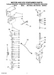 Diagram for 05 - Motor And Ice Container Parts