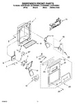 Diagram for 08 - Dispenser Front Parts