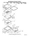 Diagram for 03 - Refrigerator Shelf Parts