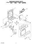 Diagram for 08 - Dispenser Front Parts