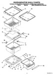 Diagram for 03 - Refrigerator Shelf Parts