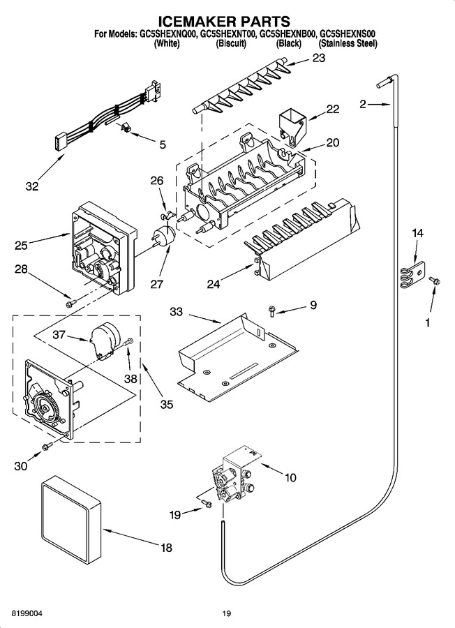 Diagram for GC5SHEXNS00