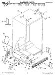 Diagram for 01 - Cabinet Parts