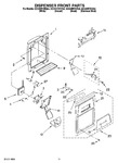 Diagram for 08 - Dispenser Front Parts