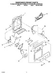 Diagram for 08 - Dispenser Front Parts