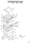 Diagram for 03 - Refrigerator Shelf Parts