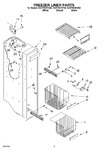 Diagram for 04 - Freezer Liner Parts