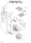 Diagram for 04 - Freezer Liner Parts