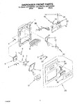 Diagram for 08 - Dispenser Front Parts