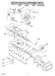 Diagram for 05 - Motor And Ice Container Parts