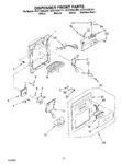 Diagram for 08 - Dispenser Front Parts