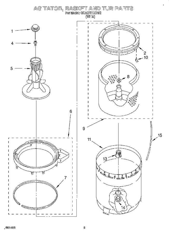 Diagram for GCA2701XSW2