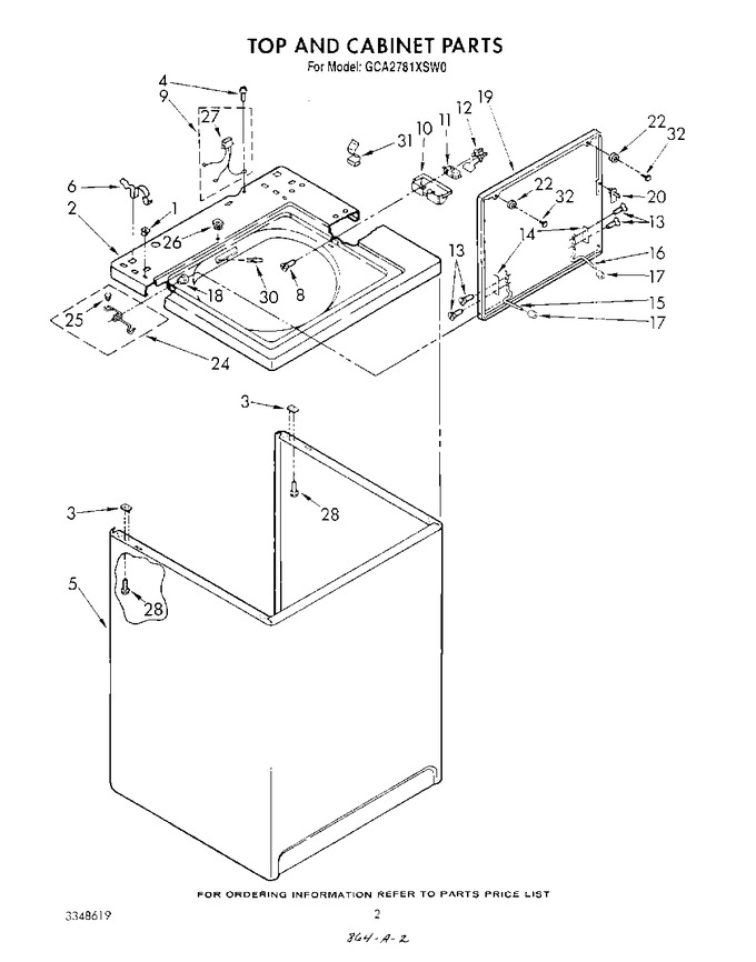 Diagram for GCA2781XSW0