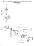 Diagram for 04 - Brake, Clutch, Gearcase, Motor And Pump