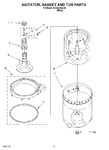 Diagram for 04 - Agitator, Basket And Tub