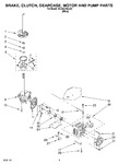 Diagram for 05 - Brake, Clutch, Gearcase, Motor & Pump