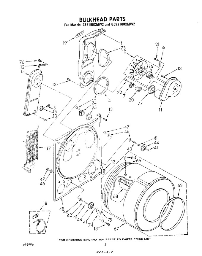 Diagram for GCE2100XMW2