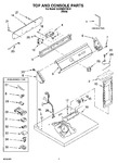 Diagram for 01 - Top And Console Parts