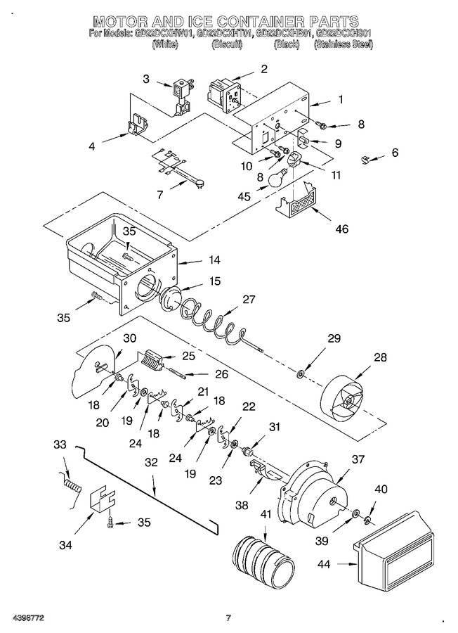 Diagram for GD22DCXHW01