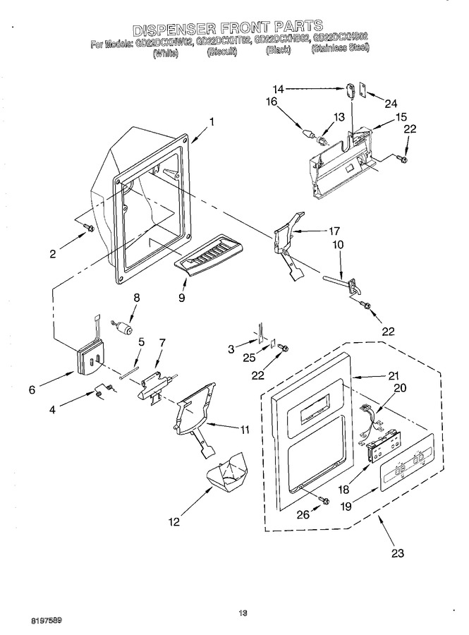 Diagram for GD22DCXHW02