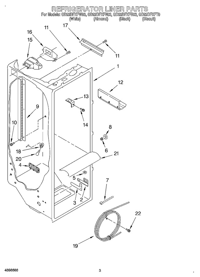 Diagram for GD22DFXFW03