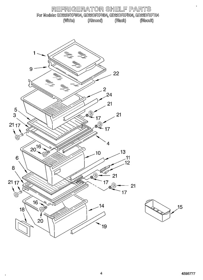 Diagram for GD22DFXFW04